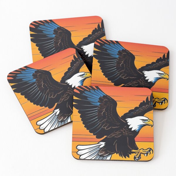 Item preview, Art - Stylized Bird of Prey, Retro Illustration of the 1960s designed and sold by World-Pets.