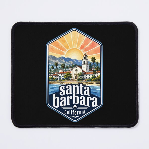 Item preview, Santa Barbara California Watercolor USA Travel designed and sold by TomFrontierArt.