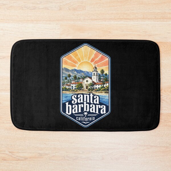 Item preview, Santa Barbara California Watercolor USA Travel designed and sold by TomFrontierArt.