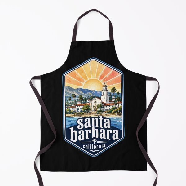 Item preview, Santa Barbara California Watercolor USA Travel designed and sold by TomFrontierArt.