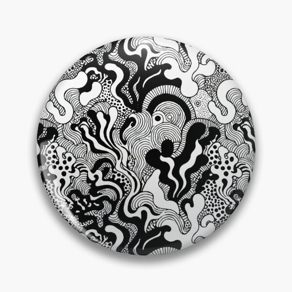 Item preview, organic doodle ornament designed and sold by Mike Kiev art.