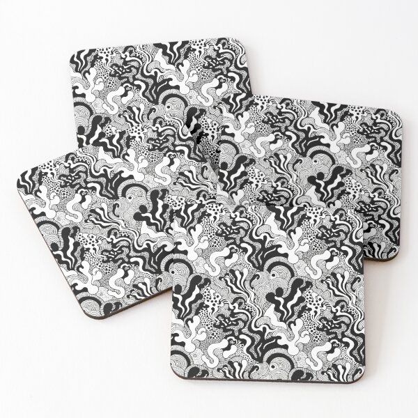 Item preview, organic doodle ornament designed and sold by Mike Kiev art.