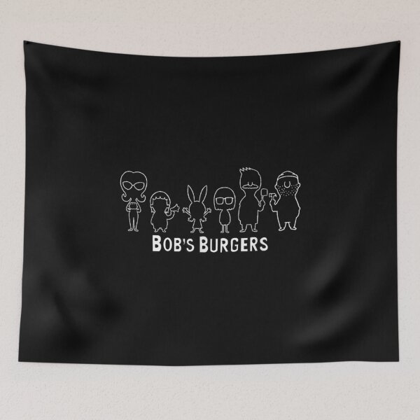 Item preview, Bob'ss Burgers Family Outline Logo Silhouette designed and sold by Polaroideffect ⭐⭐⭐⭐⭐(968).