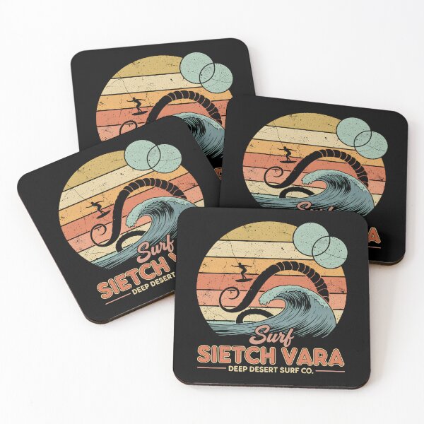 Item preview, Deep Desert Surf Co Retro Desert Wave Scorpion designed and sold by IkreateArt.