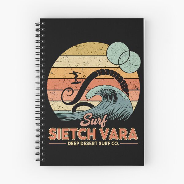 Aperçu de l'œuvre Deep Desert Surf Co Retro Desert Wave Scorpion créée et vendue par IkreateArt.