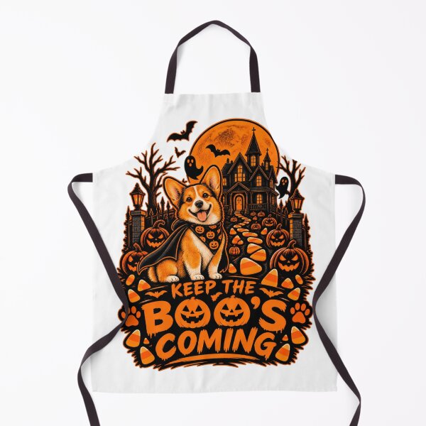 Item preview, Keep The Boos Coming Corgi Halloween Funny Corgi Pumpkin Candy Corn Shirt designed and sold by KnrNazimTHRE4DS.