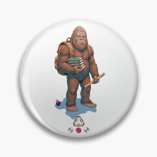 Item preview, Back to School Bigfoot - College Student Sasquatch - Cryptozoology Major designed and sold by Whimsy Trail Co.