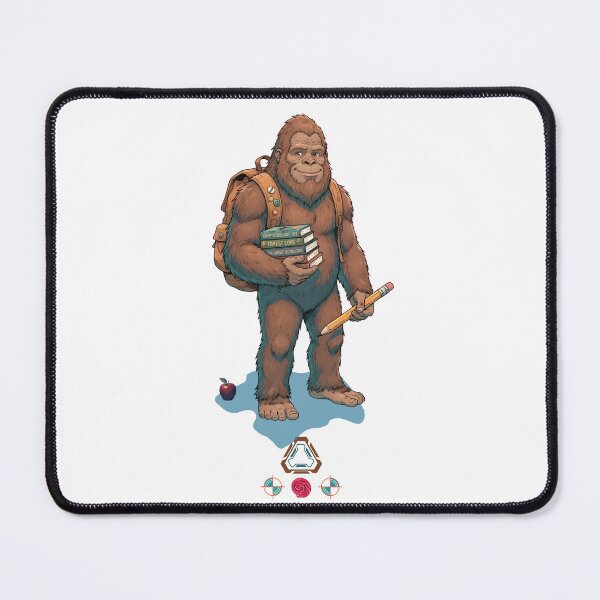 Item preview, Back to School Bigfoot - College Student Sasquatch - Cryptozoology Major designed and sold by Whimsy Trail Co.