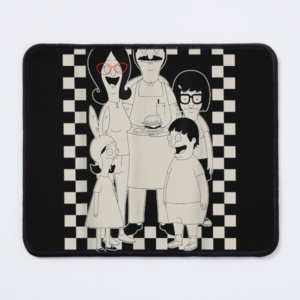 Item preview, Bob'ss Burgers Family Checkered Background designed and sold by Polaroideffect ⭐⭐⭐⭐⭐(968).
