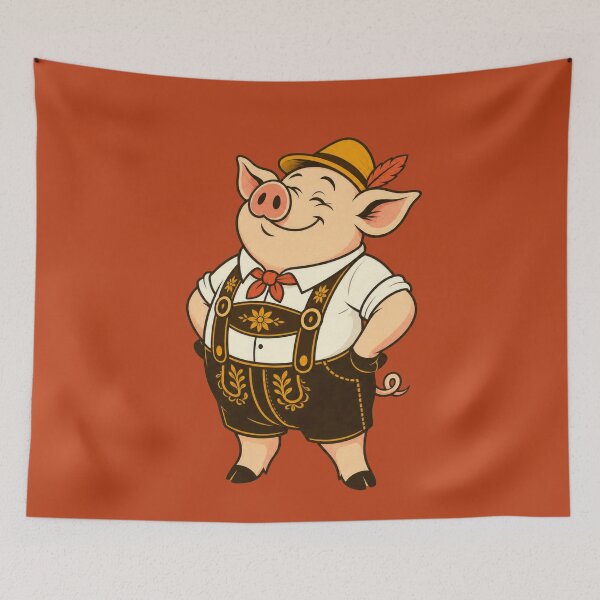 Item preview, Lucky Pig German Humor designed and sold by AntiqueImages.