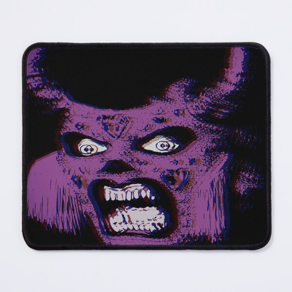 Item preview, Screaming Demon Head In Purple designed and sold by weirdove.
