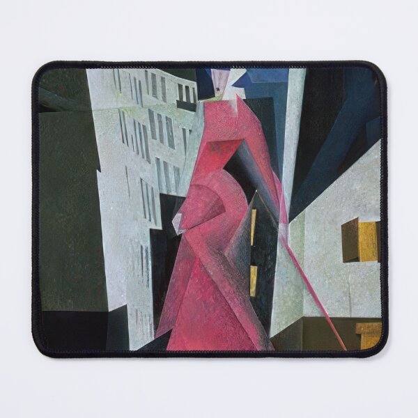Item preview, Lady in Mauve - 1922 by Lyonel Feininger - Bauhaus Movement designed and sold by namikikkik.