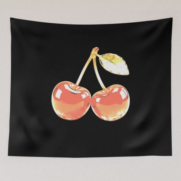 Item preview, Glossy Red Cherries Aesthetic Cherry Design designed and sold by FeverVoid.