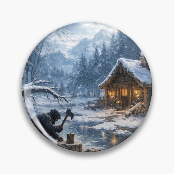 Item preview, Working in winter by the forest light designed and sold by Sigtrix.