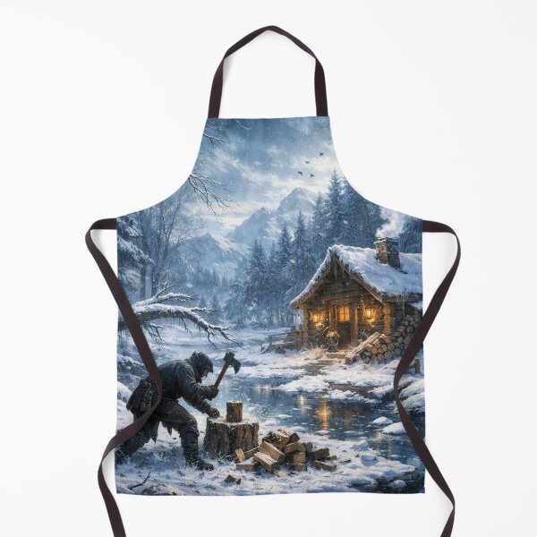 Item preview, Working in winter by the forest light designed and sold by Sigtrix.