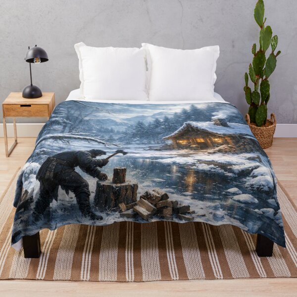 Item preview, Working in winter by the forest light designed and sold by Sigtrix.