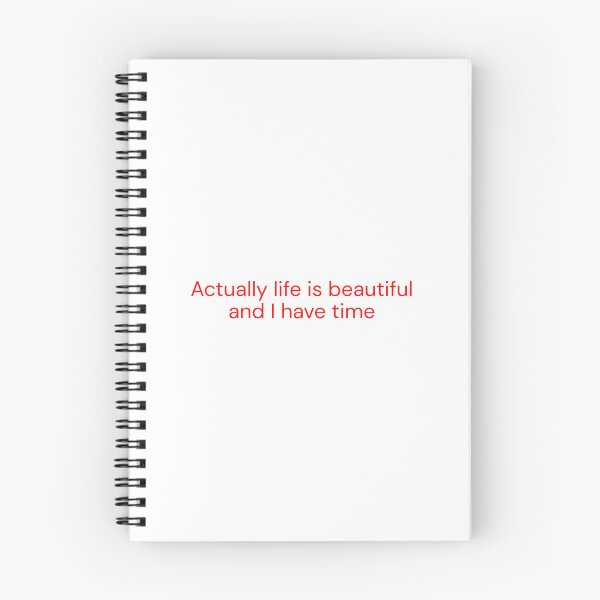 Item preview, Actually life is beautiful and I have time designed and sold by SWETA HALDER.