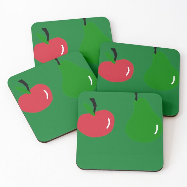 Item preview, Fresh Red Apple And Green Pear designed and sold by VividViLab.