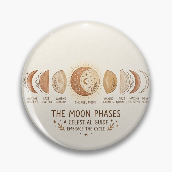 Item preview, Boho Crescent Moon Phases designed and sold by Cerys-GS.
