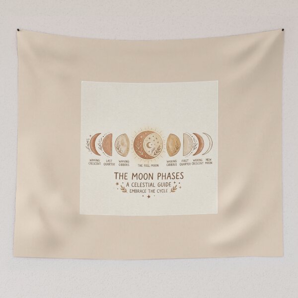 Item preview, Boho Crescent Moon Phases designed and sold by Cerys-GS.