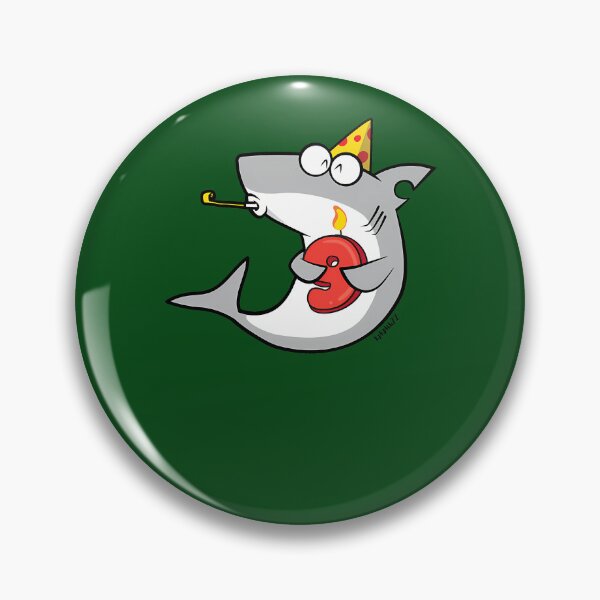 Item preview, 9 Year Birthday  9Th Anniversary Party With Fin The Shark 125 designed and sold by Galagado.