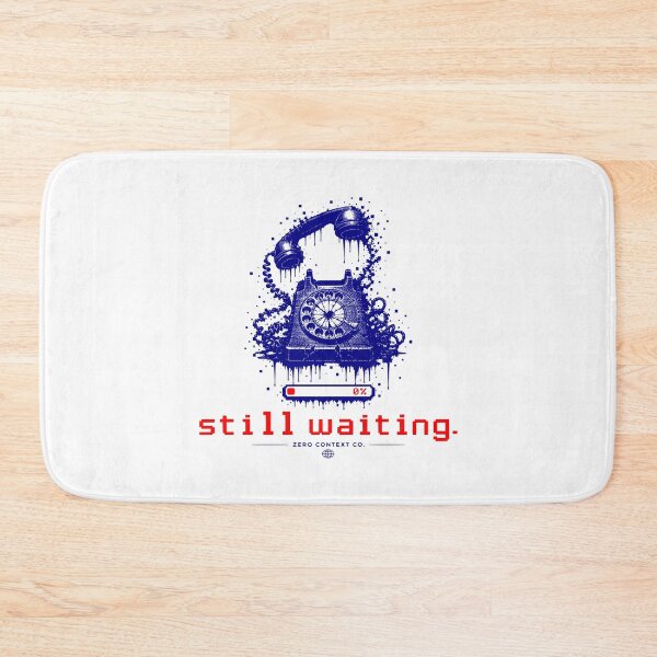 Item preview, Still Waiting – Glitch Rotary Phone Digital Decay Streetwear Graphic designed and sold by ZeroContextCo.