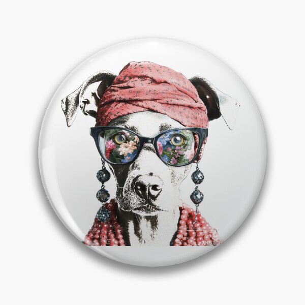 Item preview, A dog's head in a fashionable outfit designed and sold by Tana&tanuc.