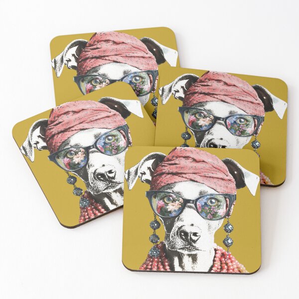 Item preview, A dog's head in a fashionable outfit designed and sold by Tana&tanuc.