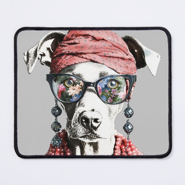 Item preview, A dog's head in a fashionable outfit designed and sold by Tana&tanuc.