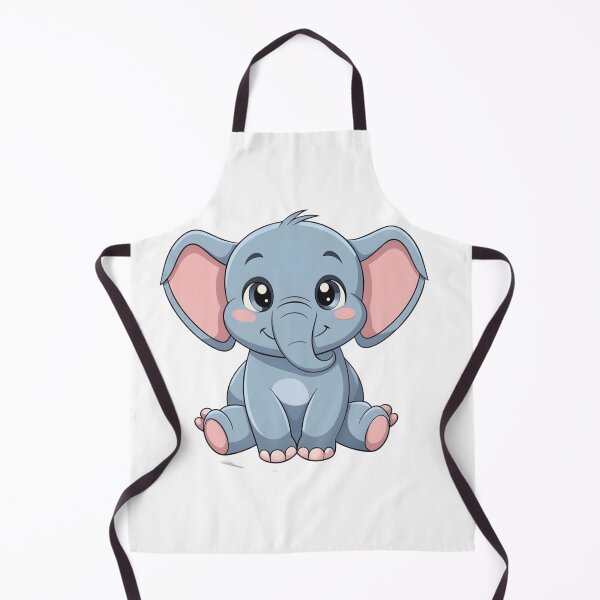Item preview, Cute Baby Elephant Cartoon Illustration | Adorable Elephant Animal Design designed and sold by Aedition.