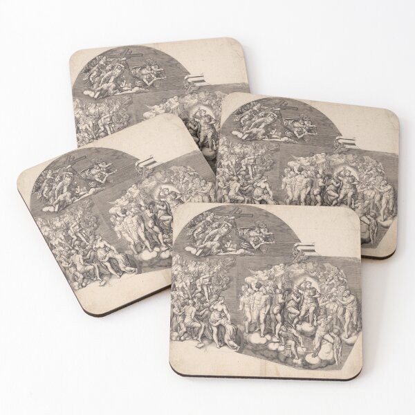 Item preview, The Last Judgment Renaissance Engraving designed and sold by artofuniverse.