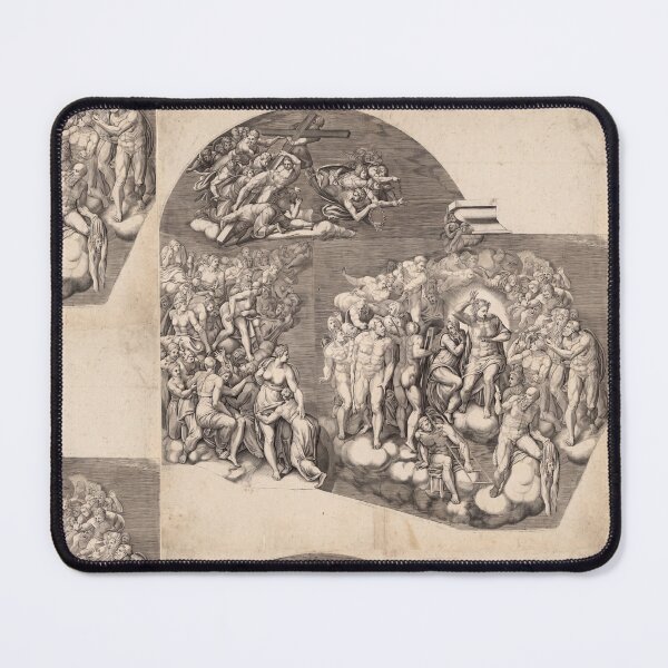 Item preview, The Last Judgment Renaissance Engraving designed and sold by artofuniverse.