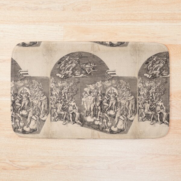 Item preview, The Last Judgment Renaissance Engraving designed and sold by artofuniverse.