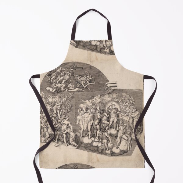 Item preview, The Last Judgment Renaissance Engraving designed and sold by artofuniverse.