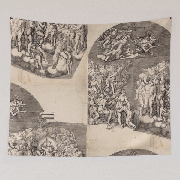 Item preview, The Last Judgment Renaissance Engraving designed and sold by artofuniverse.