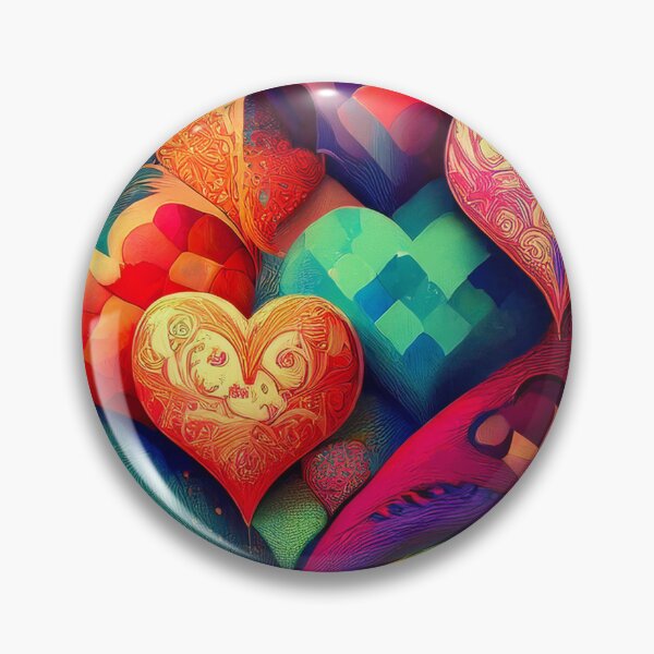 Item preview, Colorful hearts in different shapes designed and sold by Photopat.