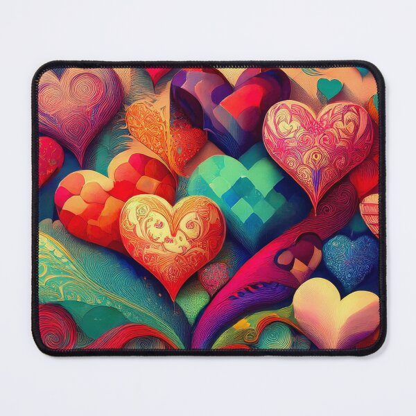 Item preview, Colorful hearts in different shapes designed and sold by Photopat.