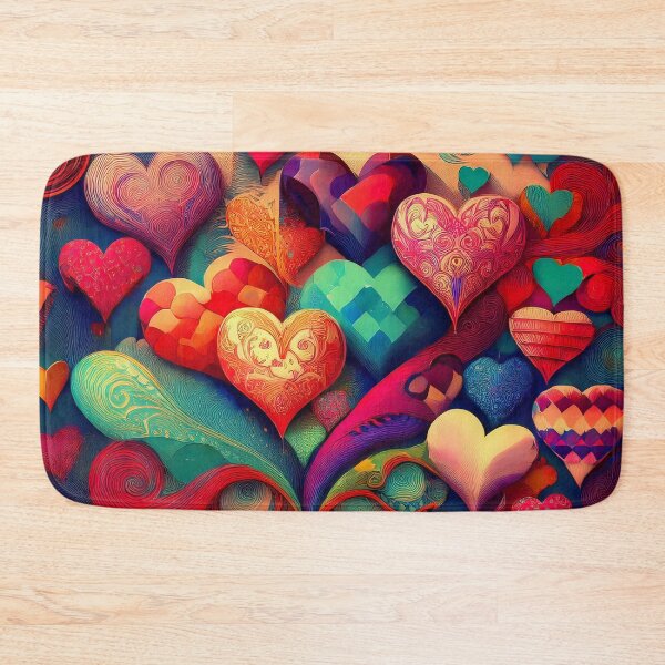 Item preview, Colorful hearts in different shapes designed and sold by Photopat.