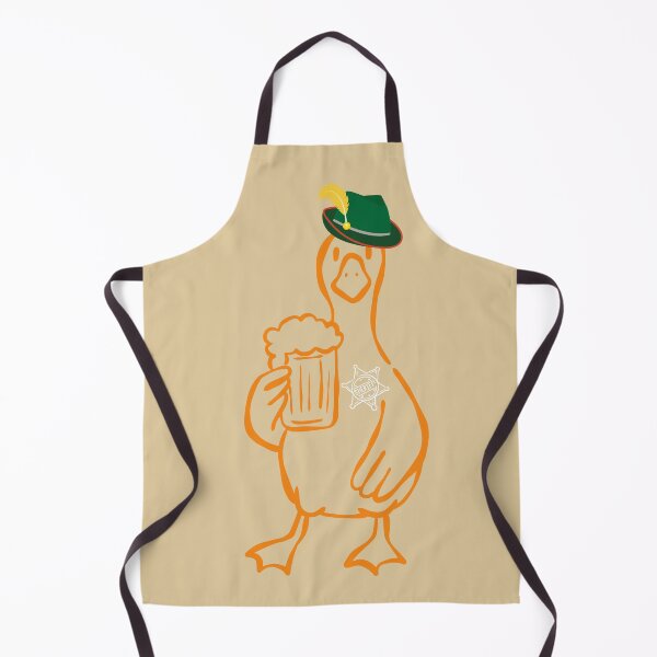 Item preview, A Duck Wearing a Hat and a Sheriff's Badge, Holding a Mug of Beer. designed and sold by DSoriaDesign.