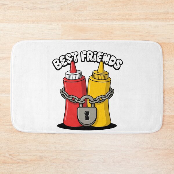 Item preview, Ketchup And Mustard Chained Together Best Friends designed and sold by Rare By Hero.