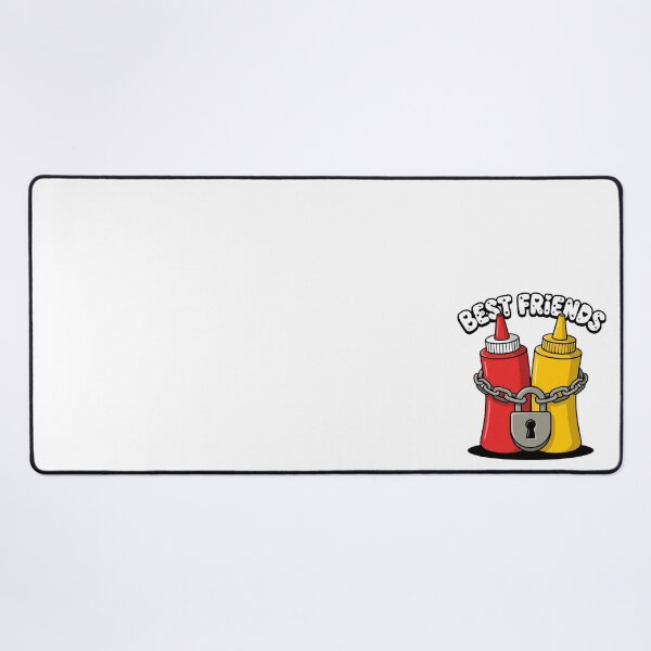 Item preview, Ketchup And Mustard Chained Together Best Friends designed and sold by Rare By Hero.