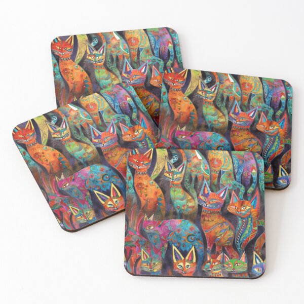 Item preview, Colorful Cats designed and sold by pinkal.