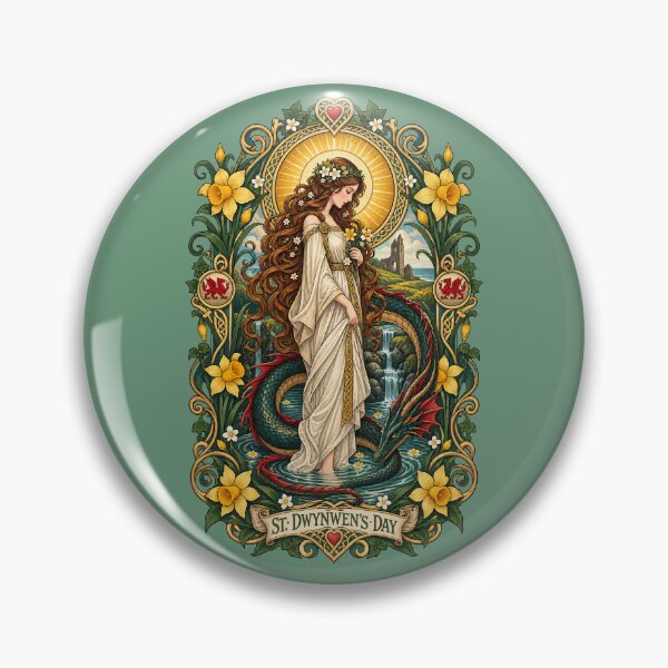 Item preview, St. Dwynwens Well Welsh Love and Legend designed and sold by taiche.