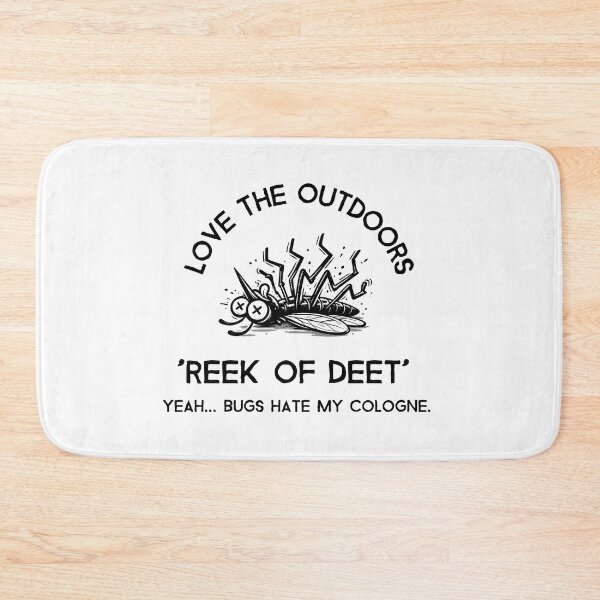 Item preview, Reek of Deet design | Camping Hiking Backpacking Outdoor Humor | Mosquito Bug Spray designed and sold by kjson1.