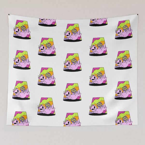 Item preview, Cute Psychedelic Alien Cat UFO Beam T-Shirt designed and sold by FestivityFinds.