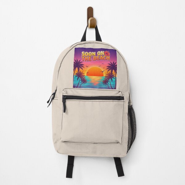 Item preview, Soon on the Beach – Summer Vacation Sunset Beach Travel Design 2 designed and sold by WordPlayStudio.