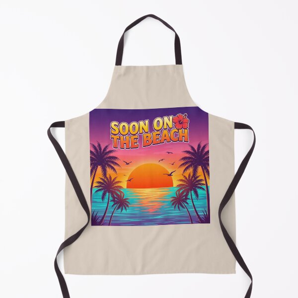 Item preview, Soon on the Beach – Summer Vacation Sunset Beach Travel Design 2 designed and sold by WordPlayStudio.