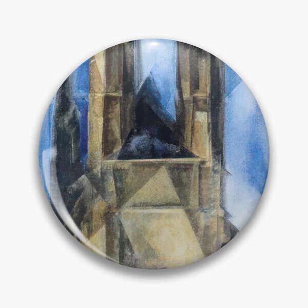 Item preview, Market Church in Halle - 1930  by Lyonel Feininger - Bauhaus Movement designed and sold by namikikkik.