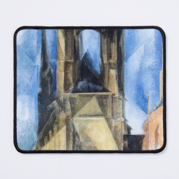 Item preview, Market Church in Halle - 1930 by Lyonel Feininger - Bauhaus Movement designed and sold by namikikkik.