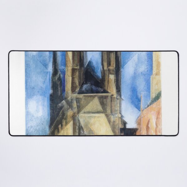 Item preview, Market Church in Halle - 1930 by Lyonel Feininger - Bauhaus Movement designed and sold by namikikkik.